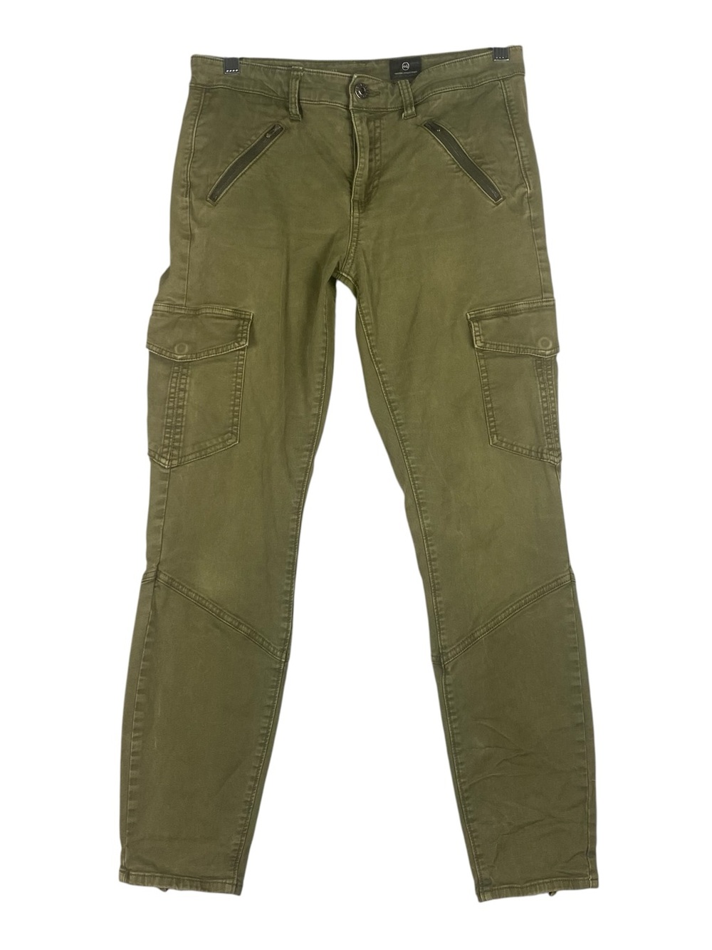 AG The Whitt Skinny Cargo Pants, Green, 28 Utility-Core, MilitaryCore, Safari